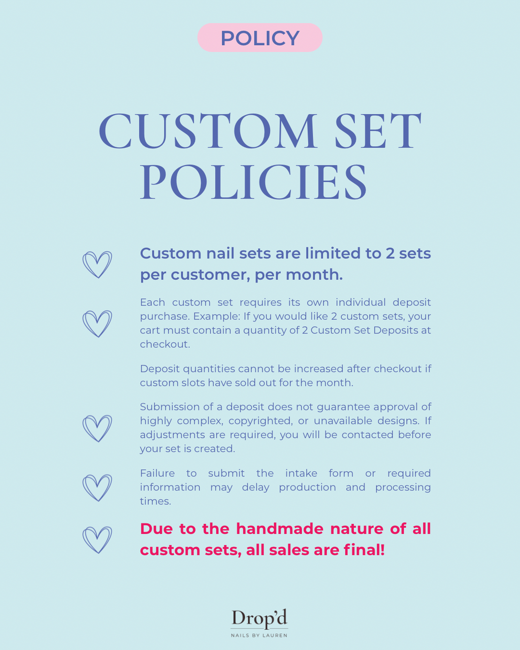Custom Press-on Nail Set Deposit
