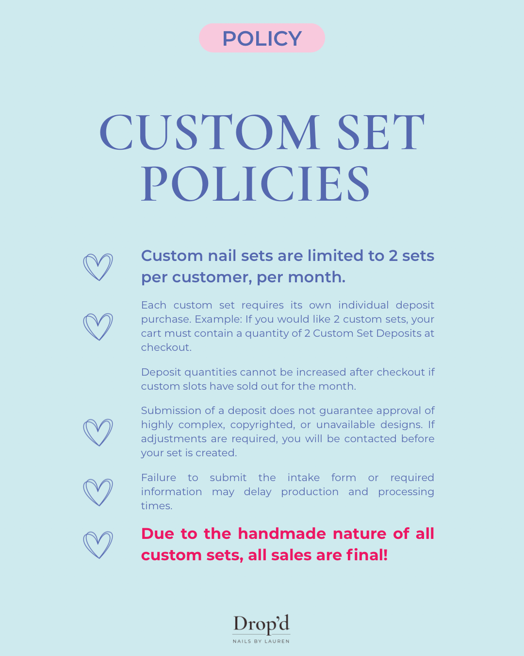 Custom Press-on Nail Set Deposit