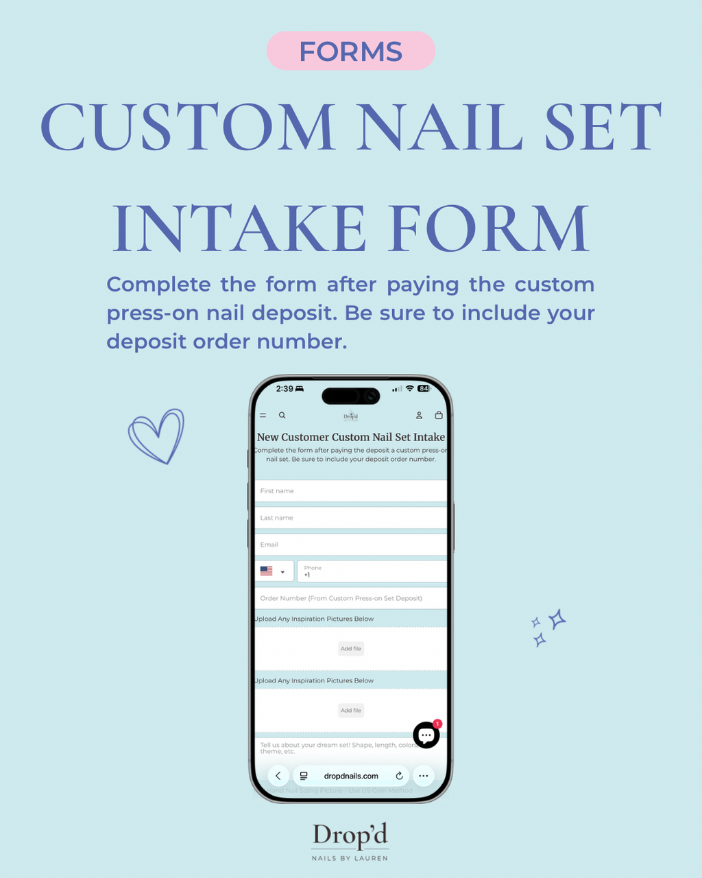 Custom Press-on Nail Set Deposit