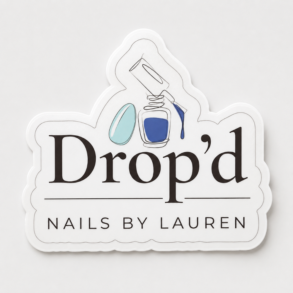 Drop’d Nails Die-Cut Sticker